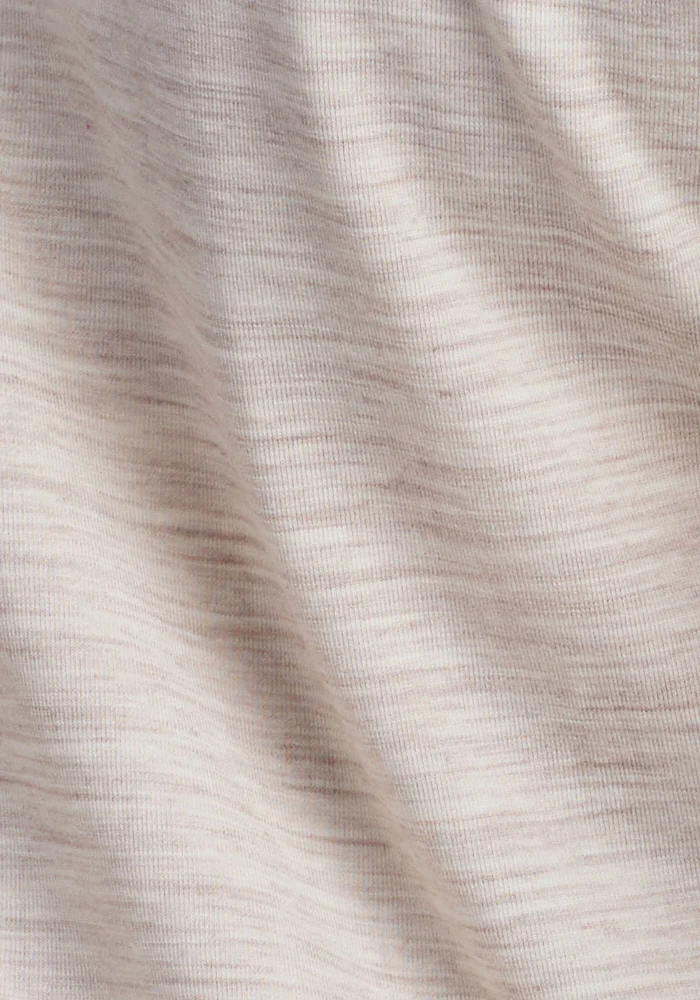 Elena 3/4 Sleeve V Neck - Cream Heather - Image 9