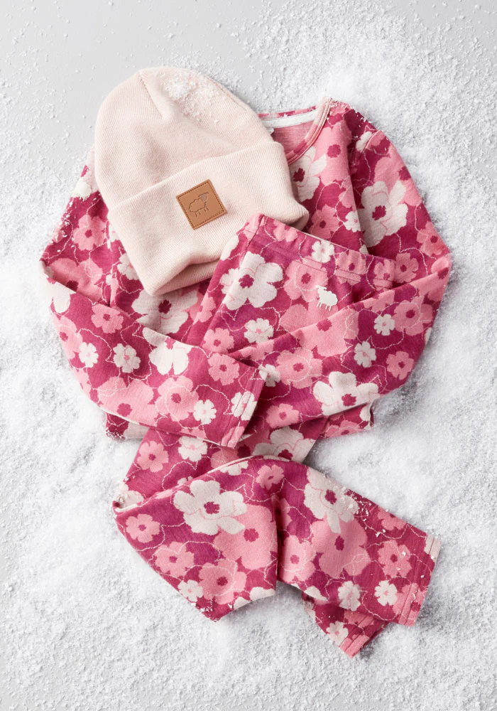 Kids Explorer Base Layer Bottoms - Rosie Posie - Image 14