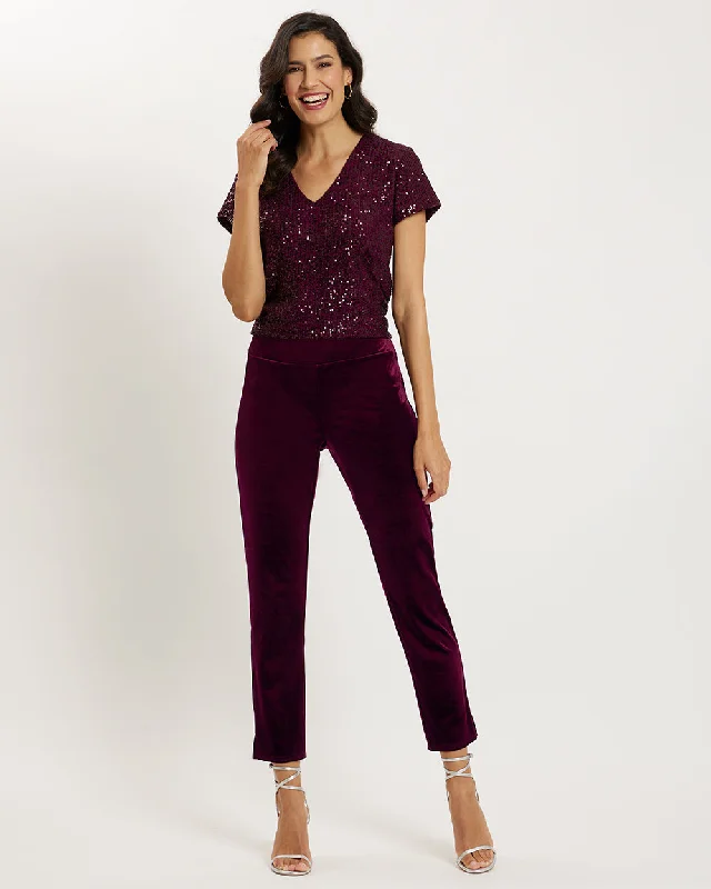 Lucia Pant - Stretch Velvet