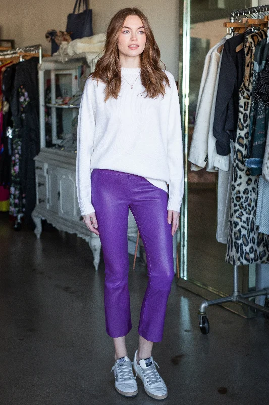 Crop Flare - Violet