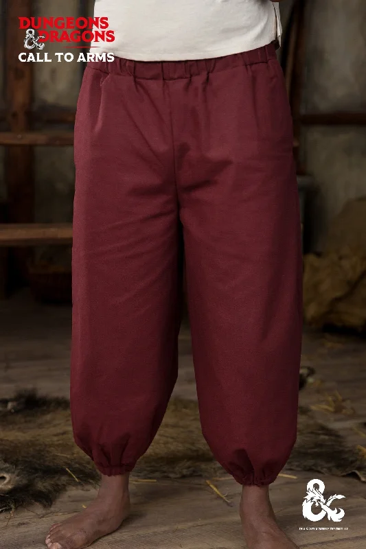 Dungeons & Dragons Monk Trousers Bordeaux