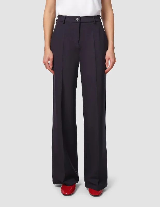 Essential Pants Wide Midnight Blue