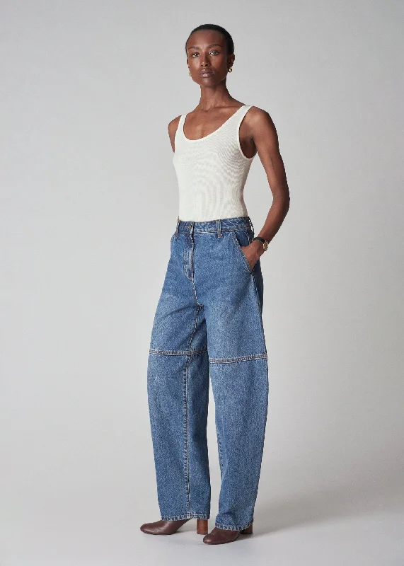 Balloon Pant in Denim - Indigo