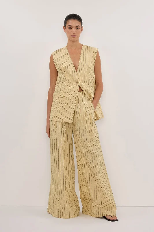 OLLIE DUNE STRIPE WIDE LEG PANT