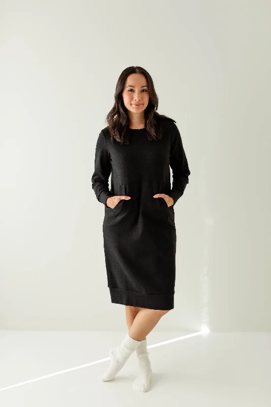 'Andi' Cotton Blend Sweatshirt Dress