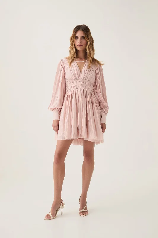 Catalyst Pleated Mini Dress