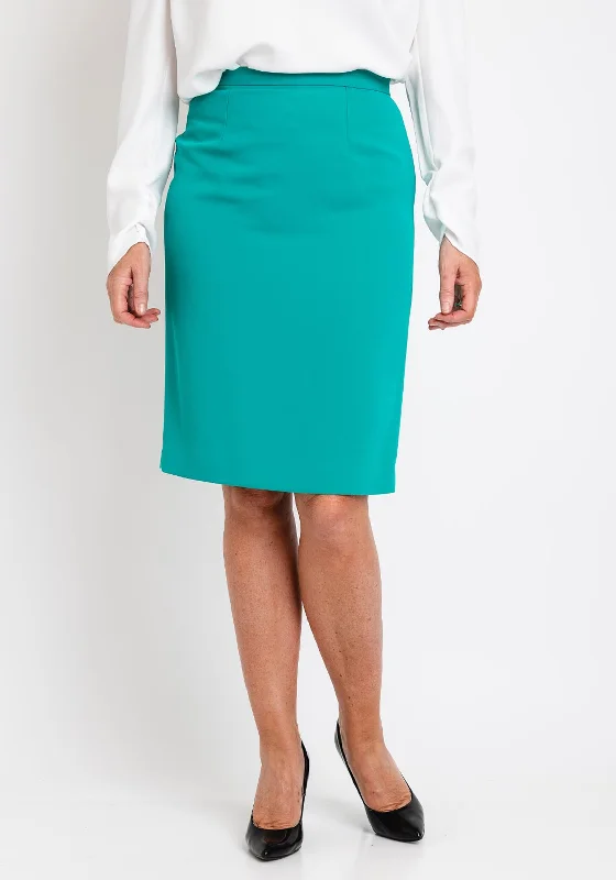 Christina Felix Classic Pencil Skirt, Emerald