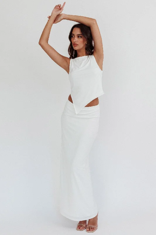 Palos Verdes Skirt Off White