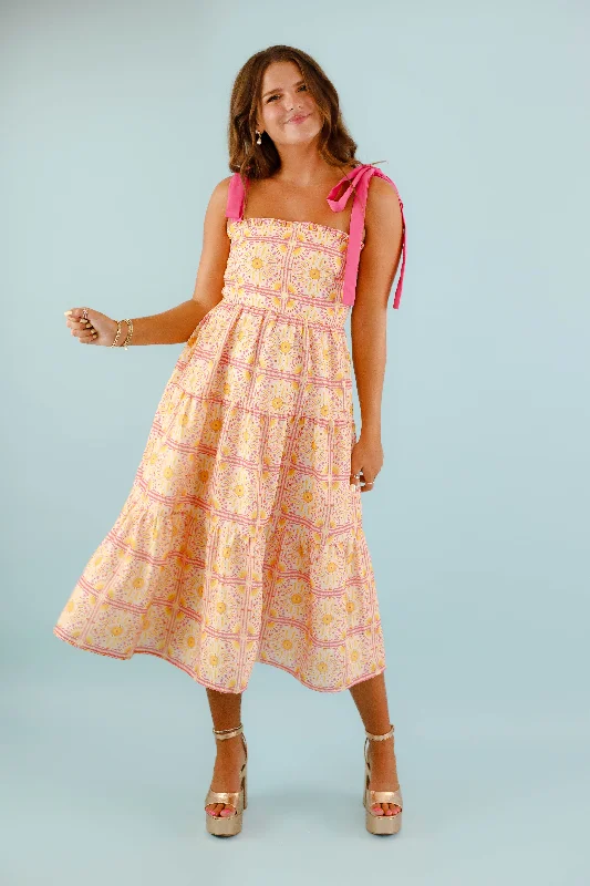 Smile At The Sun Midi Dress