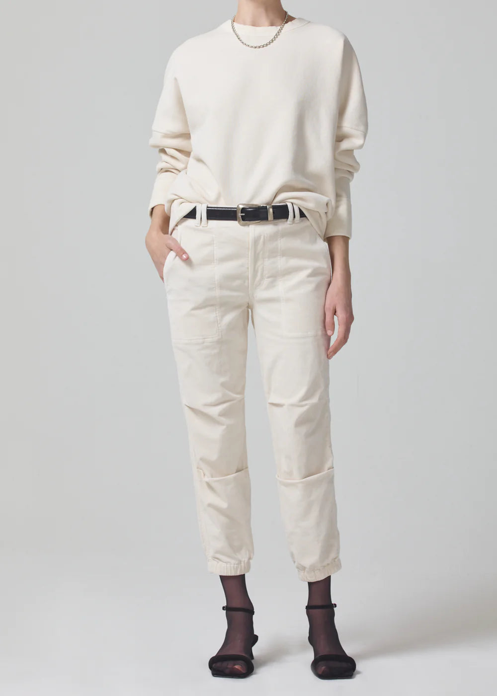 Agni Utility Trouser Corduroy - Canvas