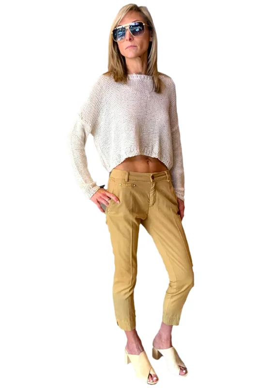 Jacqueline Capri Pants - Yellow