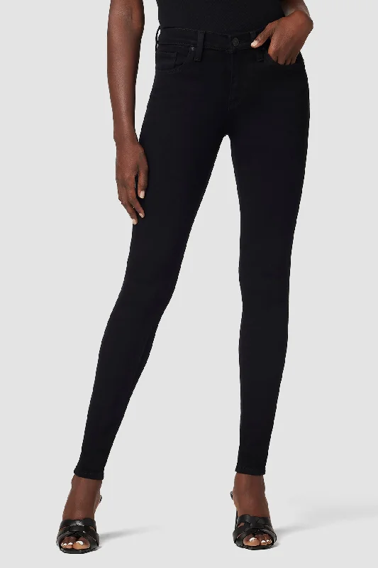 Nico Mid Rise Super Skinny Jean - Black