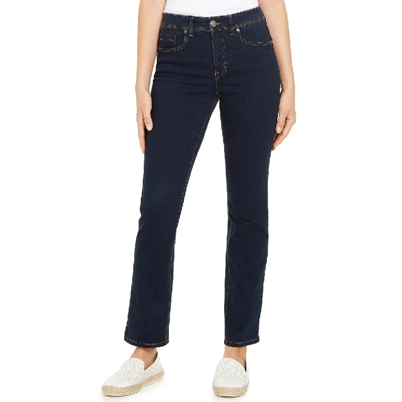 Style & Co Women's Petite Tummy-Control Jeans Blue Size 4